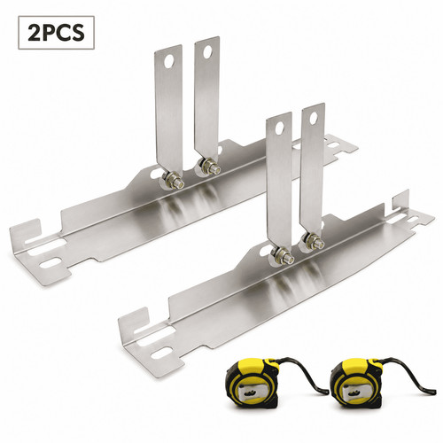 2pcs stainless steel wheel toe - stainless,